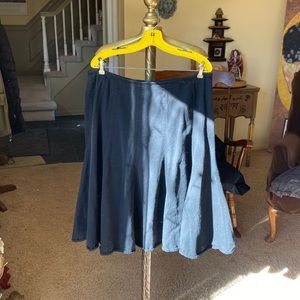 Ralph Lauren black jean skirt